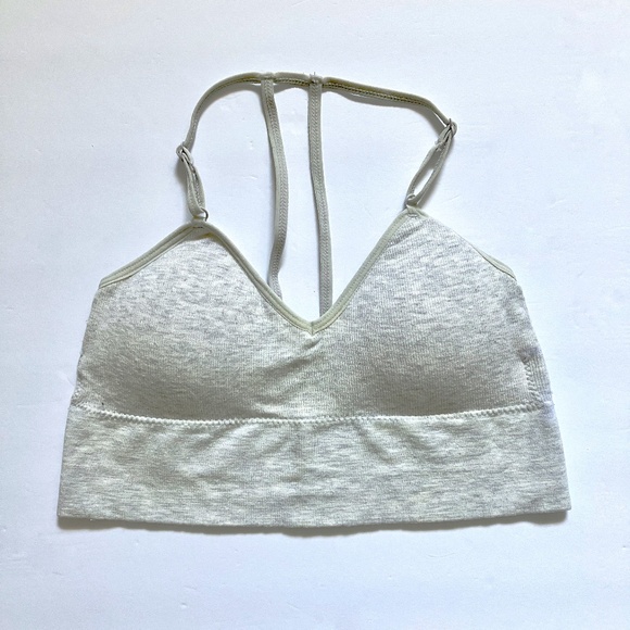 Jessica Simpson sports bra w/ removable padding heather gray size XS (32A-34B) - Picture 1 of 4